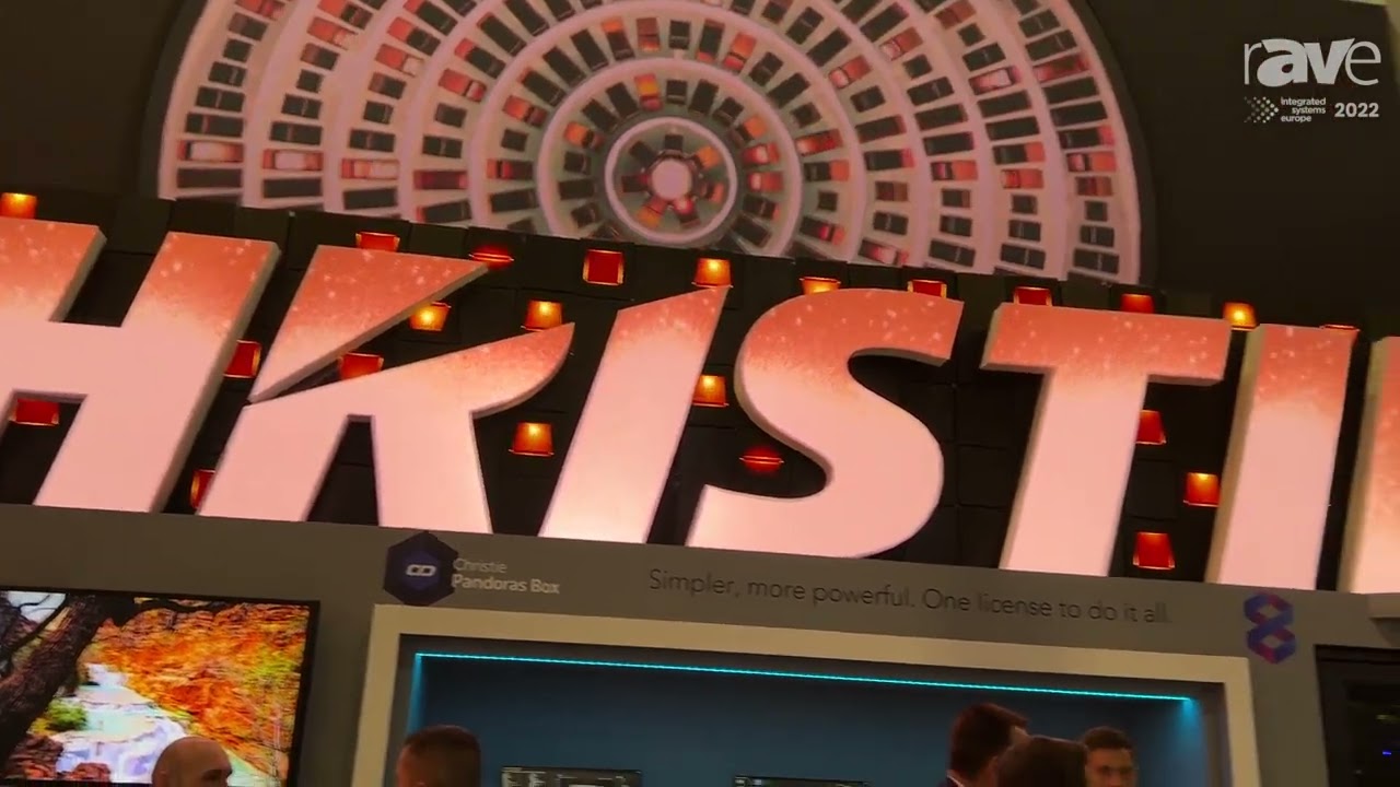 ISE 2022: Christie Shows M 4K25 RGB Pure Laser Projector in Stacking Application
