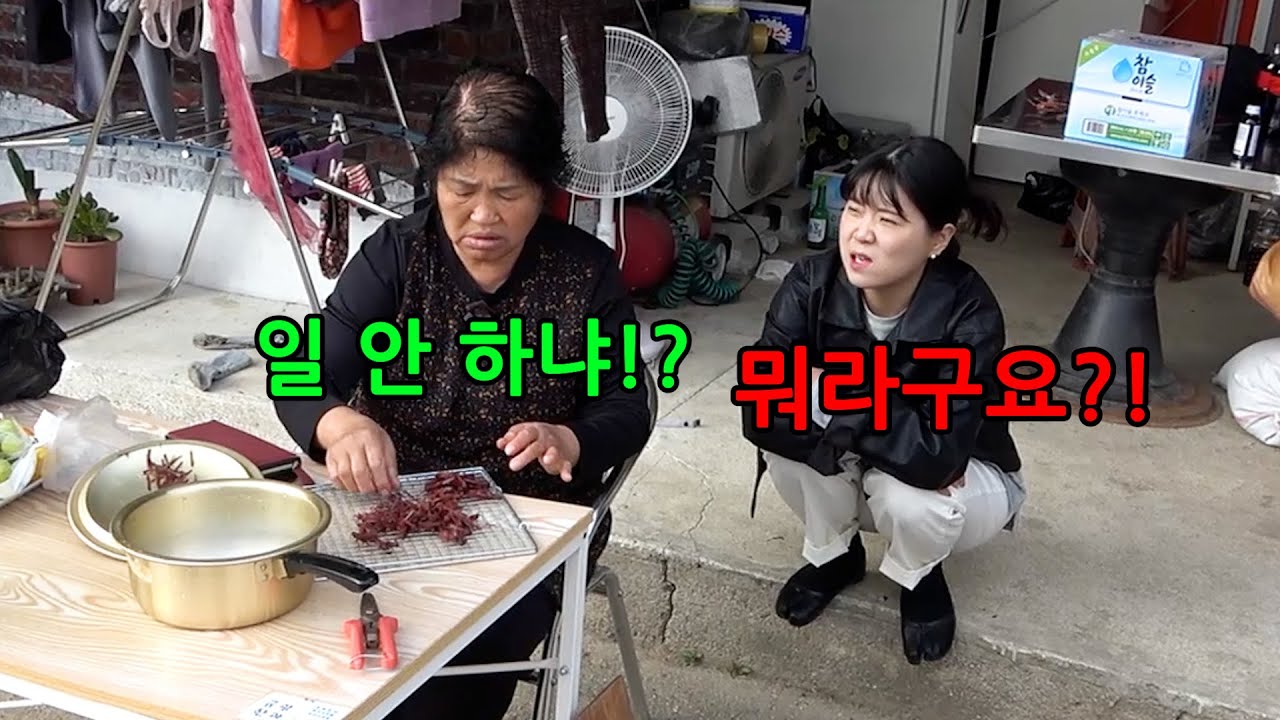며느리가 극도로 싫어 하는일을 시키는 시어머니...