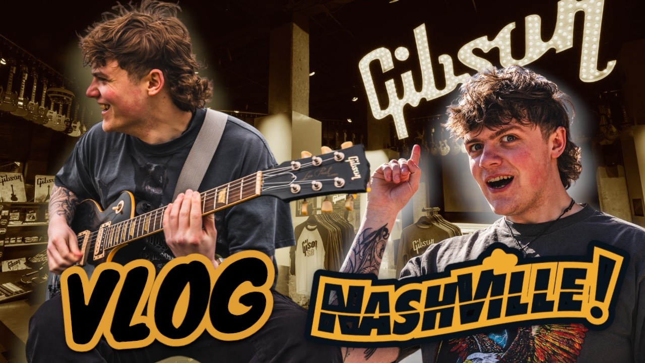 Guitar Hunting at the Gibson Garage Nashville! (Travel Vlog)