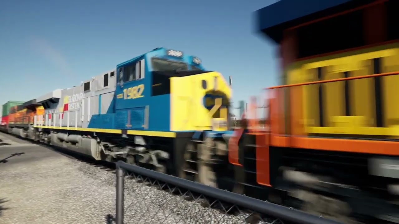 rail fanning in tsw 3. csx heritage unit's meet with BNSF & southern Pacific