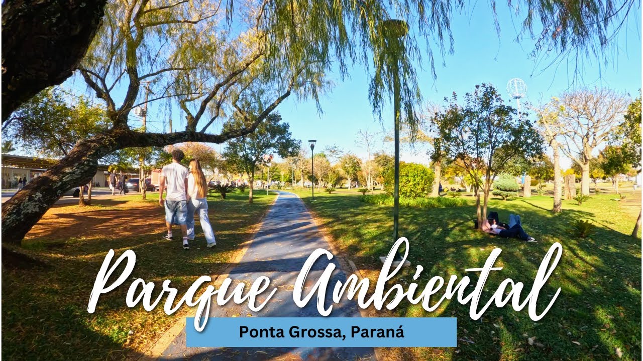 Walking Tour at Parque Ambiental | Ponta Grossa, Brazil [4K]