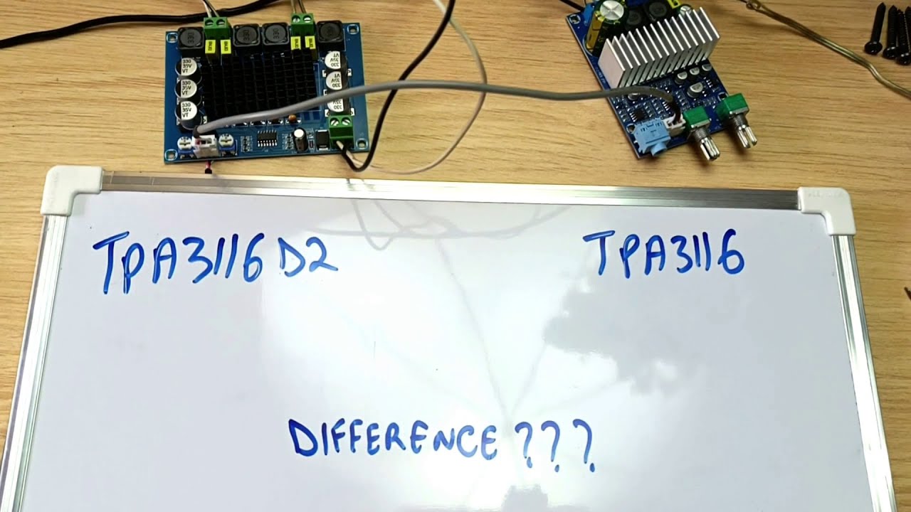What is the Difference between TPA3116 and TPA3116D2