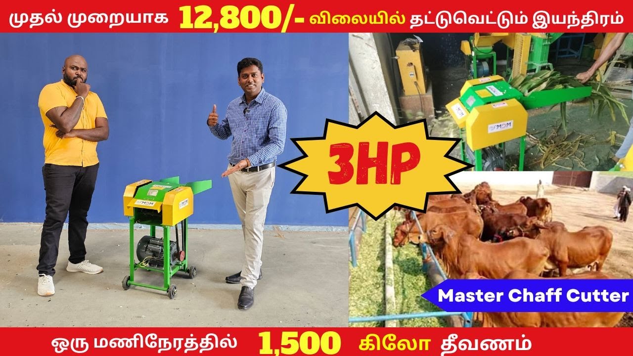 அதிரடி விலையில் MDM -ன் MASTER CHAFF CUTTER|#LOWCOST