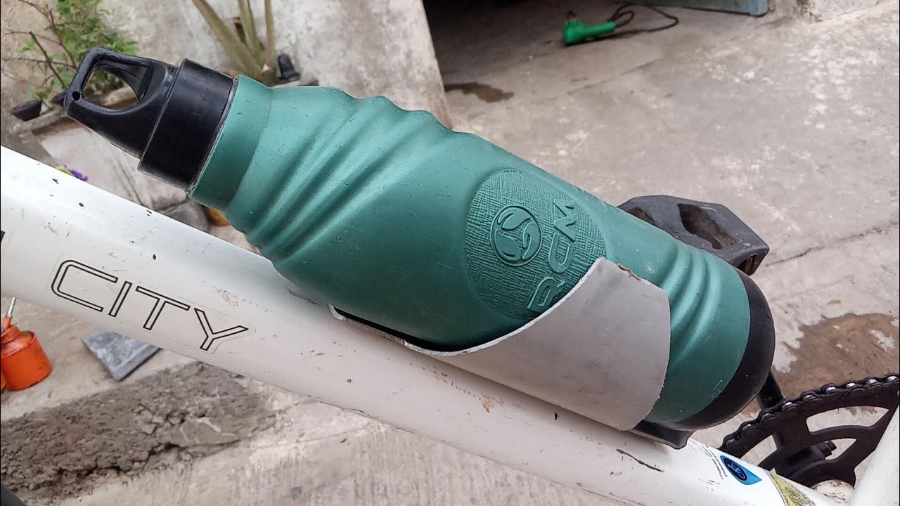 साइकिल के लिए बनाए bottle stand!bottle stand!How to make bottle stand for bicycle by using PVC pipe