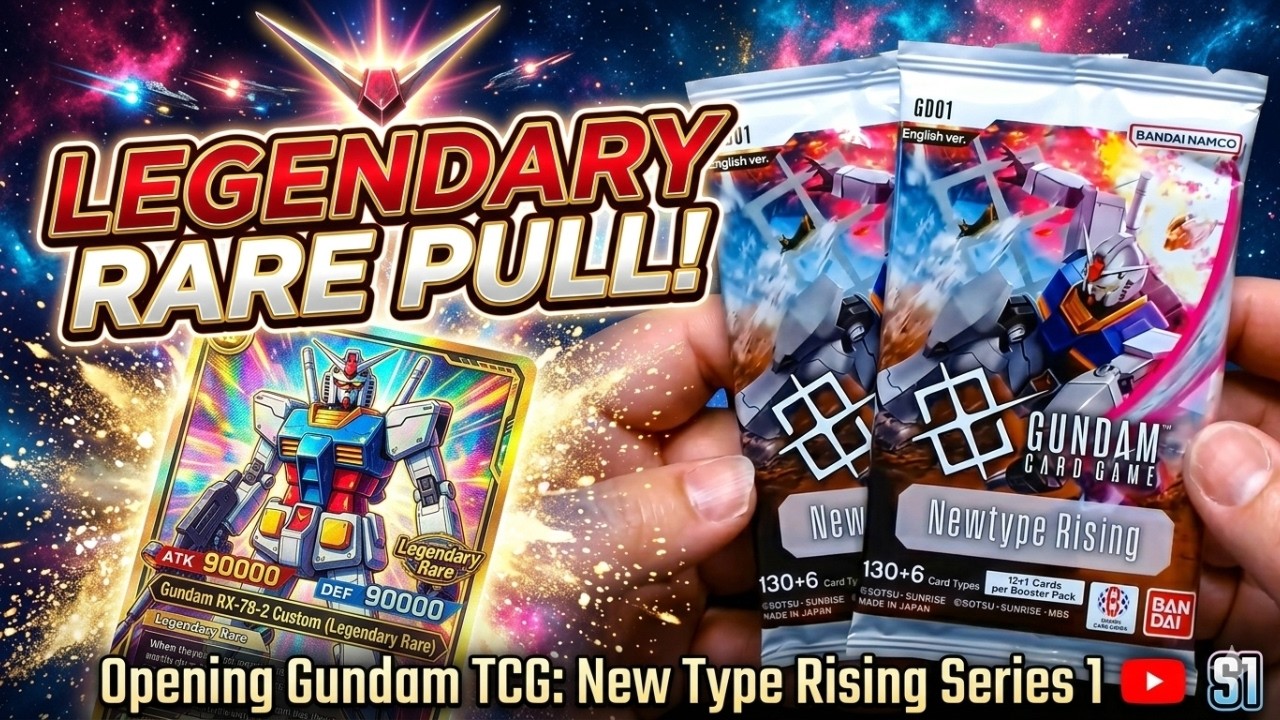 I Found a LEGENDARY RARE! 😱 | Gundam: New Type Rising Pack Opening