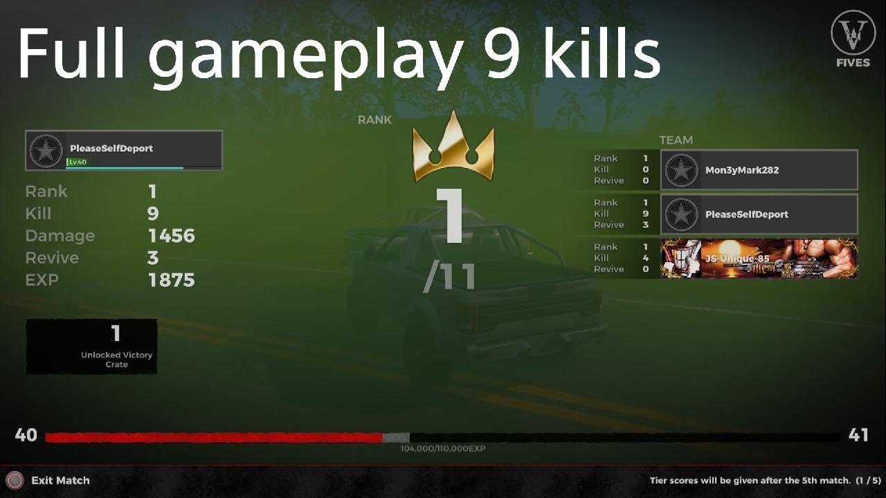H1Z1: Battle Royale PS5 9 kill victory Saturday