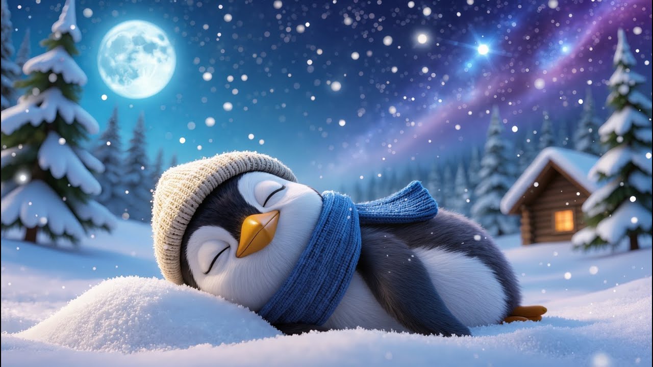 Uspokajająca ZIMOWA  Kołysanka ❄️ Najpiękniejsza muzyka do snu dla dzieci 💤 UŚPIJ DZIECKO W 12 MINUT