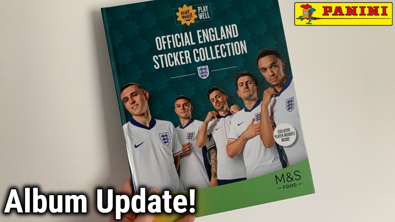 FIRST ALBUM UPDATE! - Panini England M&S 2024 Official Sticker Collection! ⚽️😁