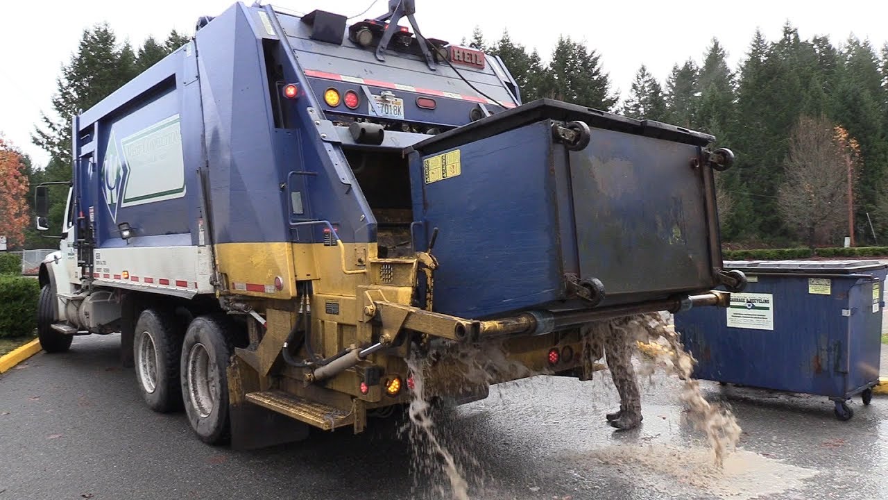 Sloppy Commercial Kick Bar Dumpsters