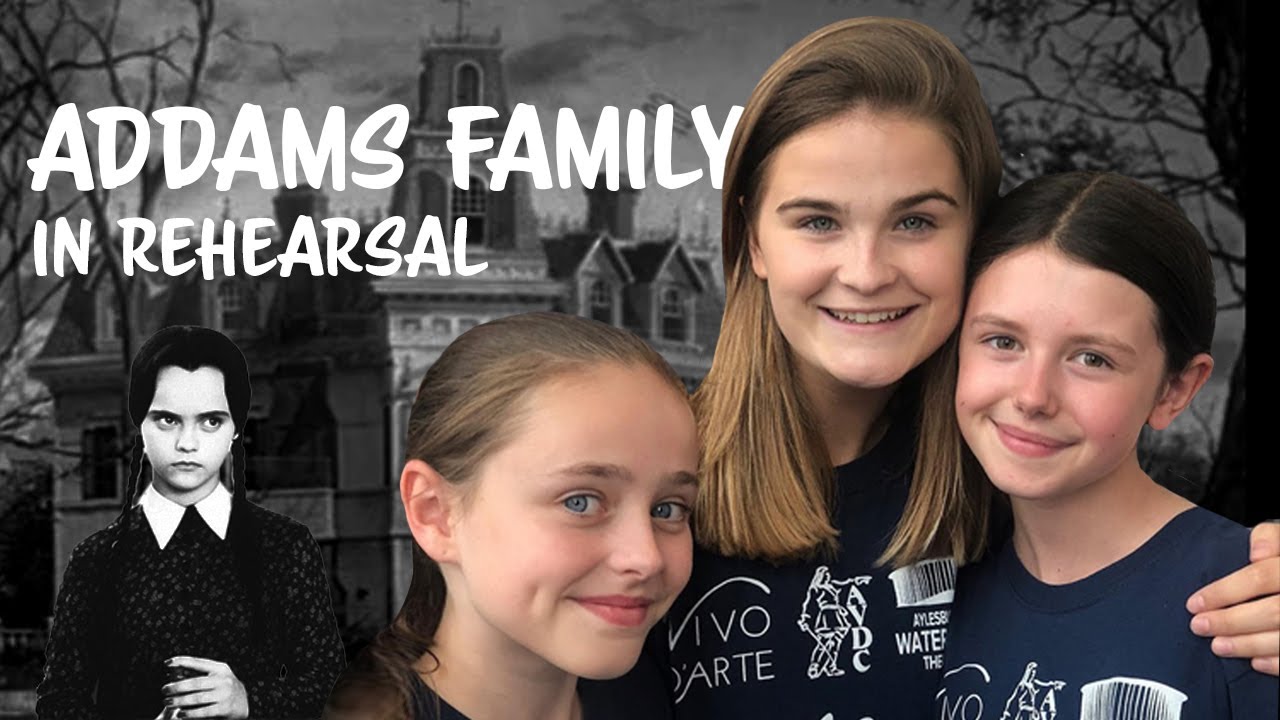 The Addams Family in Rehearsal