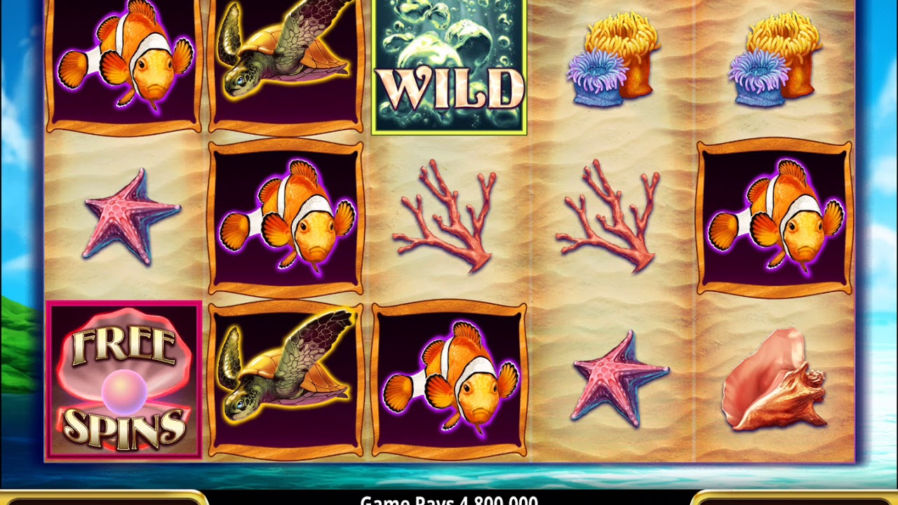 OCEAN'S BOUNTY Video Slot Casino Game with a SEVEN SEAS FREE SPIN BONUS