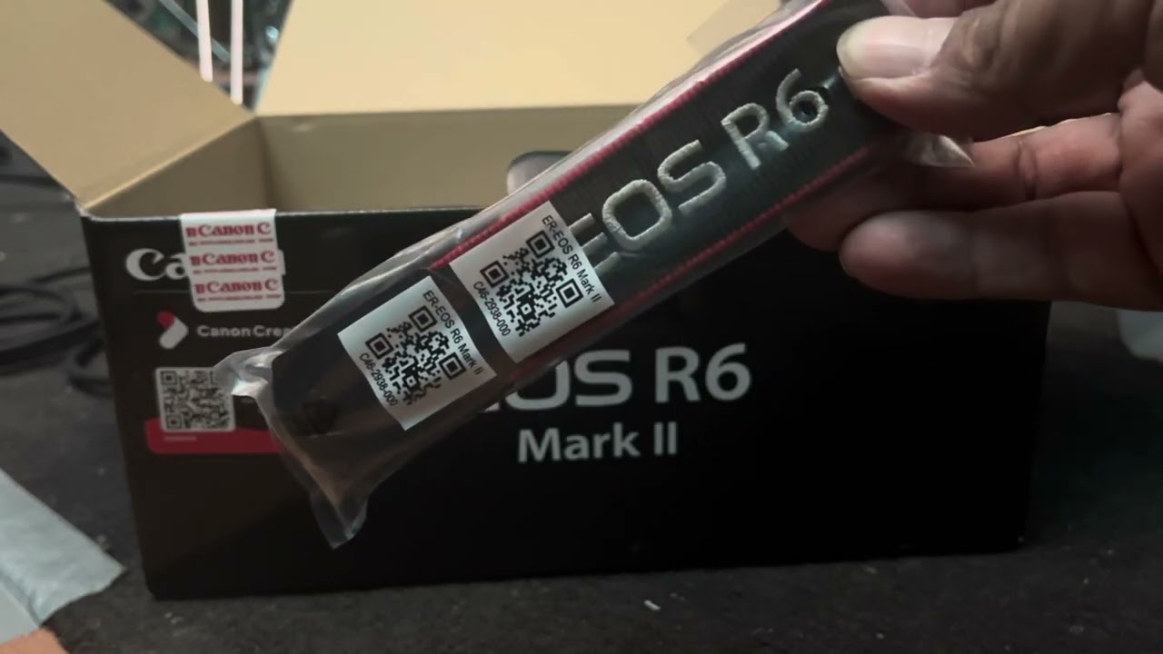 Unboxing Canon R6 MkII adaptador RF
