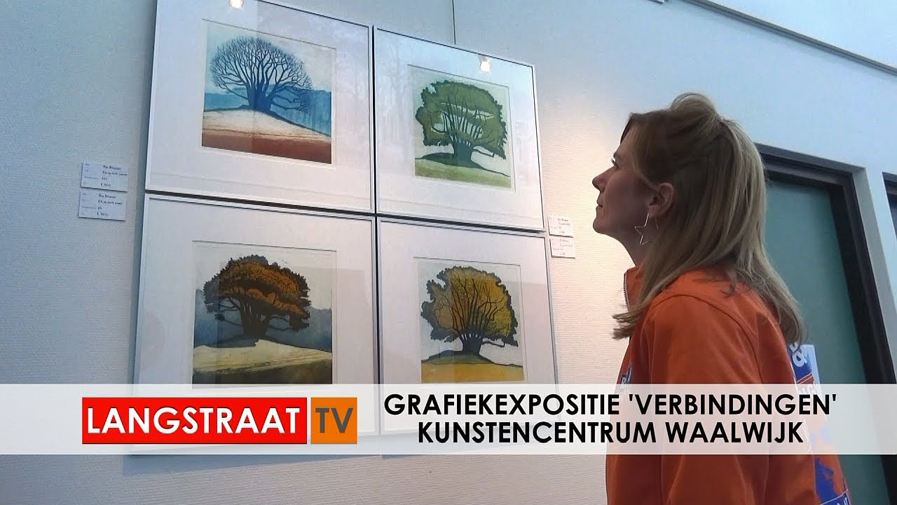 Grafiekexpositie 'Verbindingen' in Kunstencentrum Waalwijk - Langstraat TV