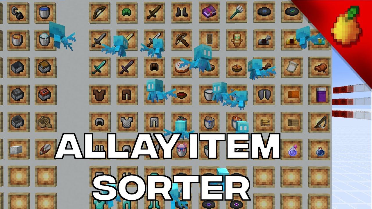 Non Stackable Item Sorting With The Allay