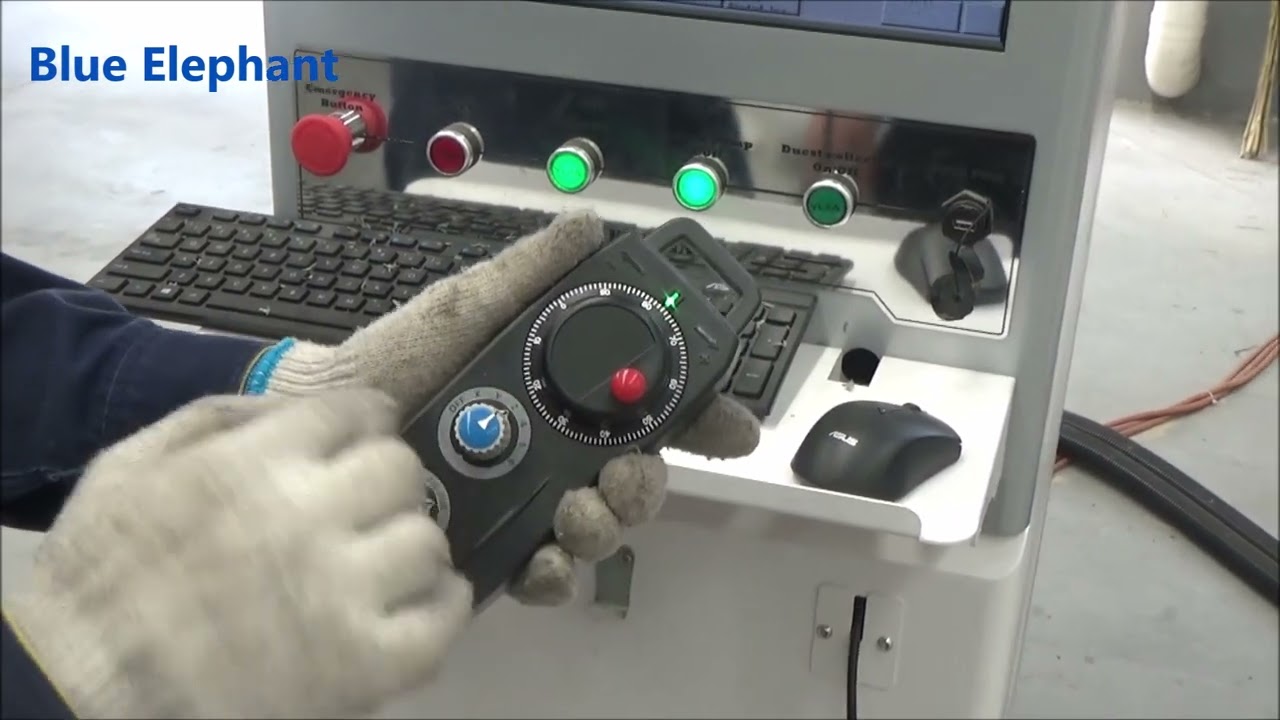 Taiwan Syntec 60CB Opeartion video (5): set workpiece zero point