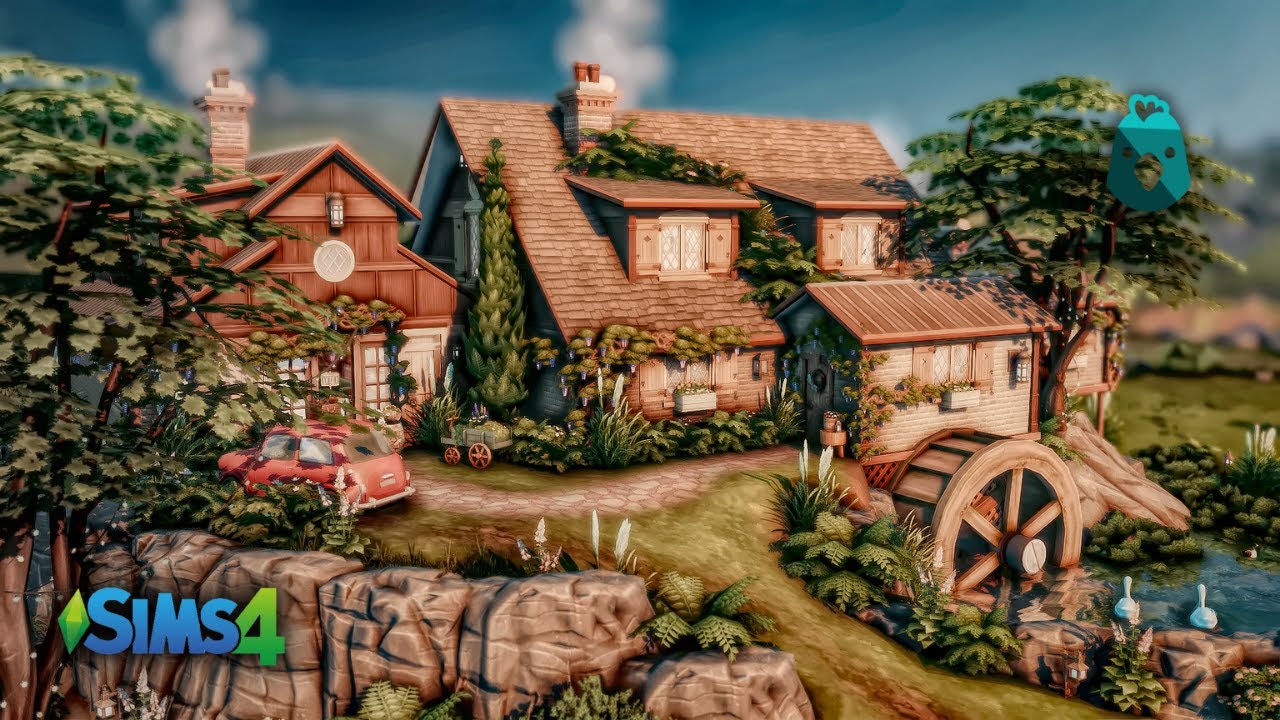 The sims 4 Cottage Living | Cottage Farm  | Stop motion  | NOCC
