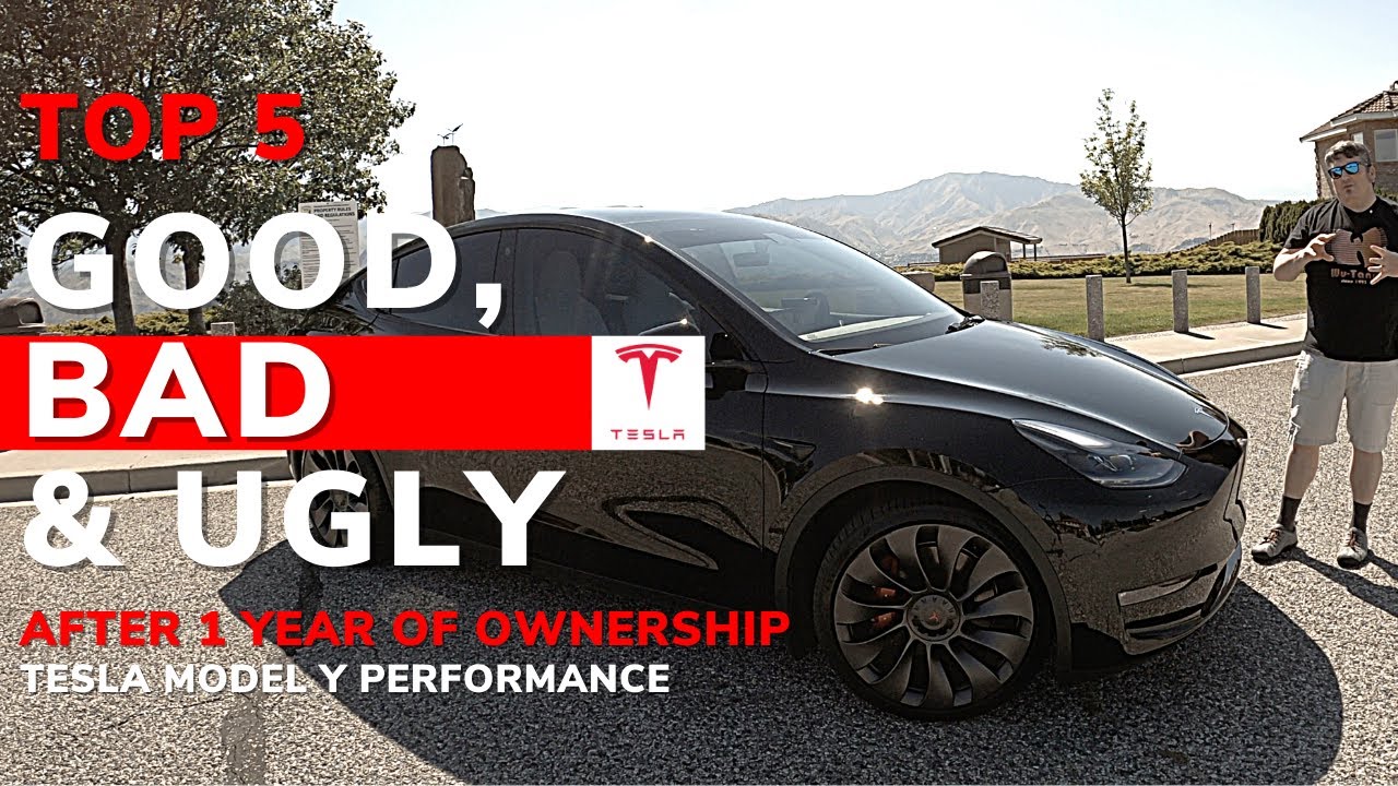 Tesla Top 5 Good, Bad and Ugly after 1 year owning a 2021 Model Y Performance