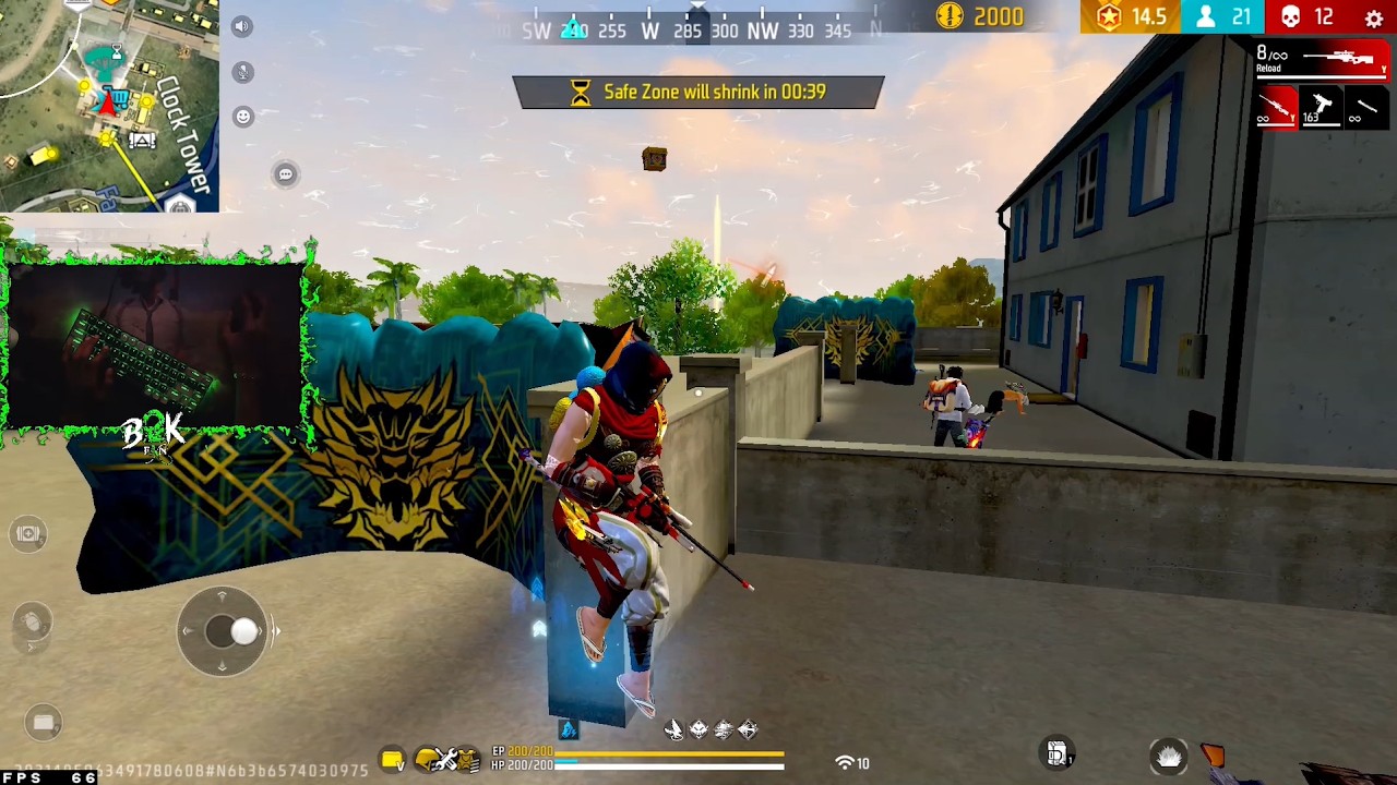 FREE FIRE: SOLO VS SQUAD INSANE 23 KILLS CRAZY AWM!