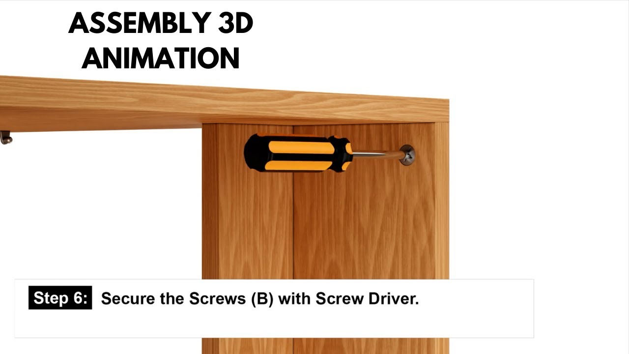 Best Furniture 3D Model Assembly Animation in 2024 at UnW Viz | Assembly Animation 3D