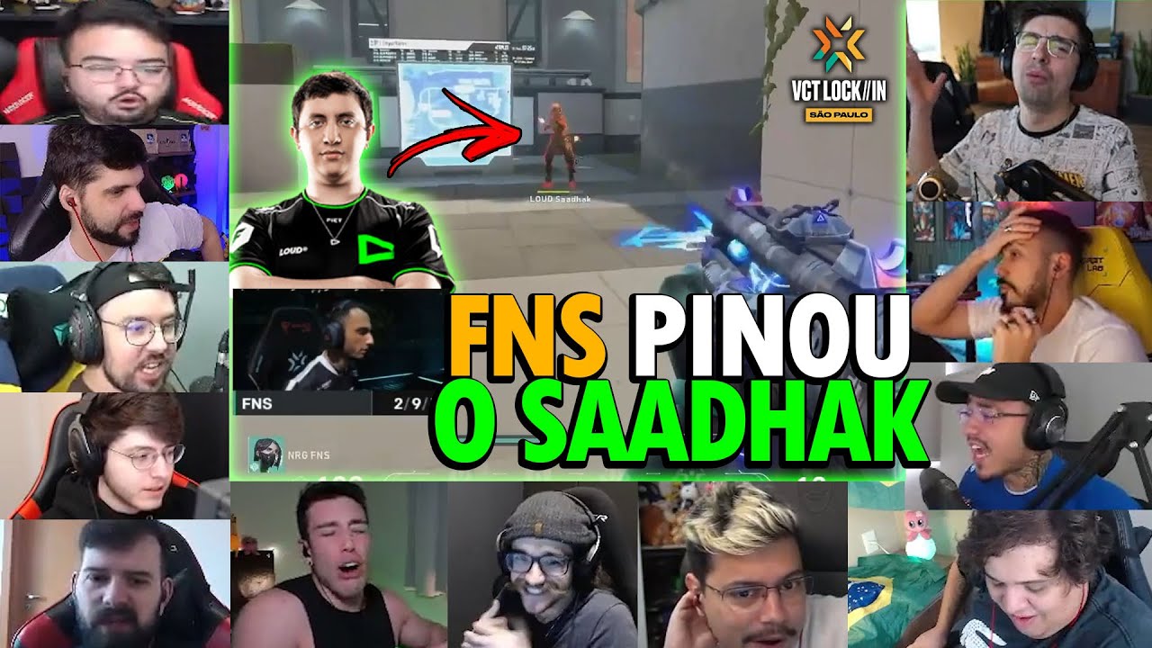 O MUNDO REAGINDO AO FNS PINANDO O SAADHAK NO LOCK//IN