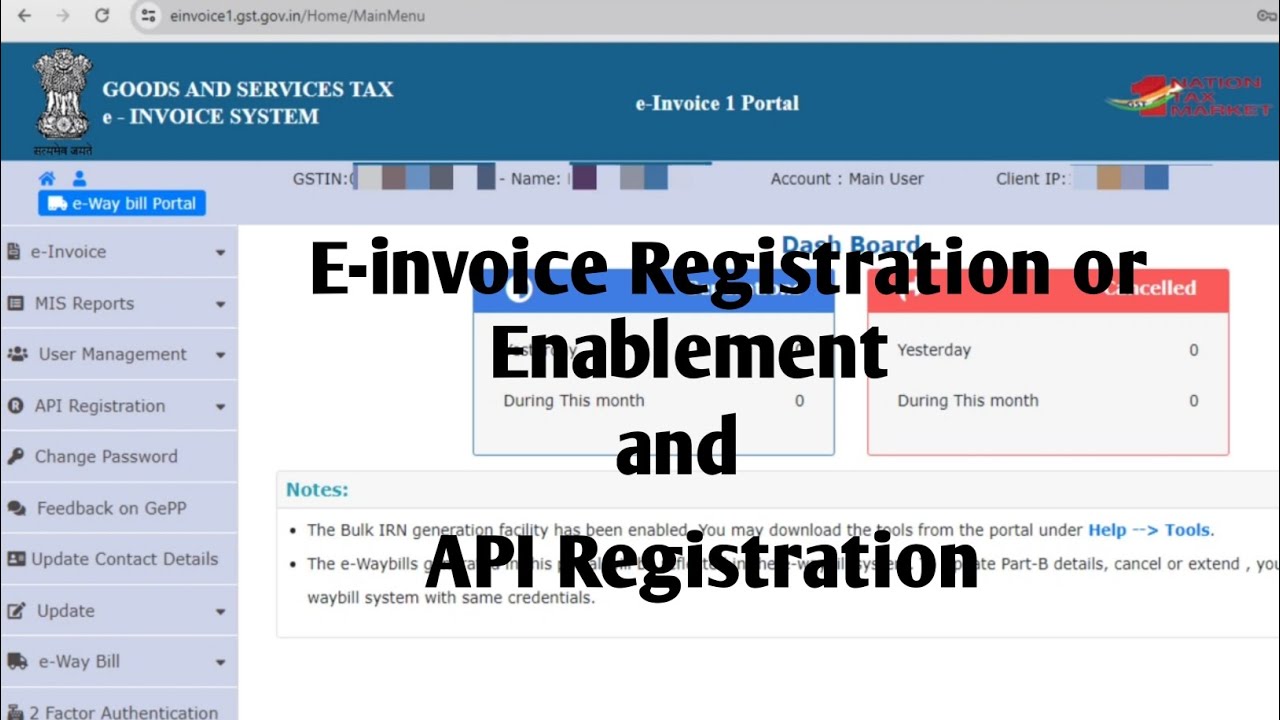 How to Registration for E-invoicing on portal | API Registration | E-invoice Registration 2024