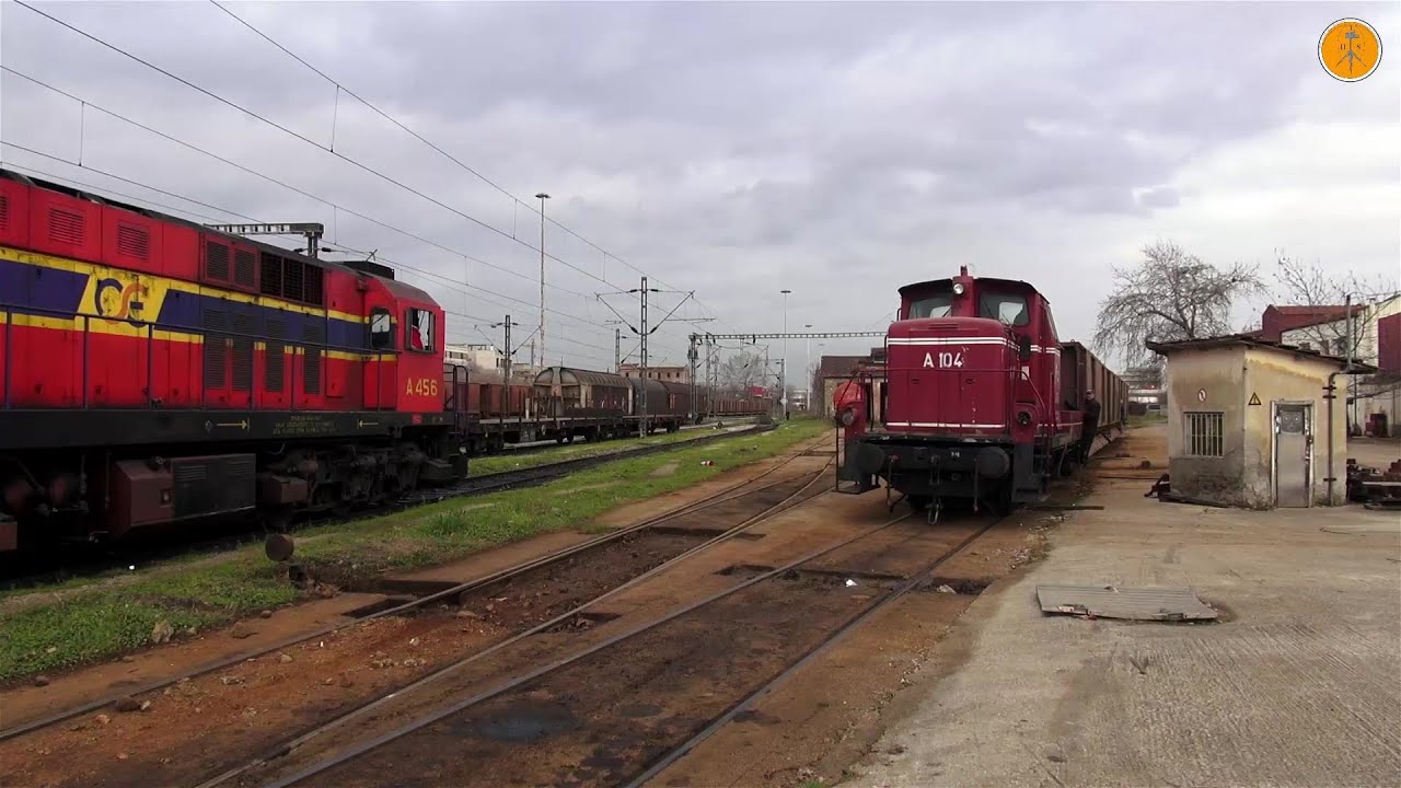 Morning Rail Works at Thessaloniki Freight Station, February 2015.