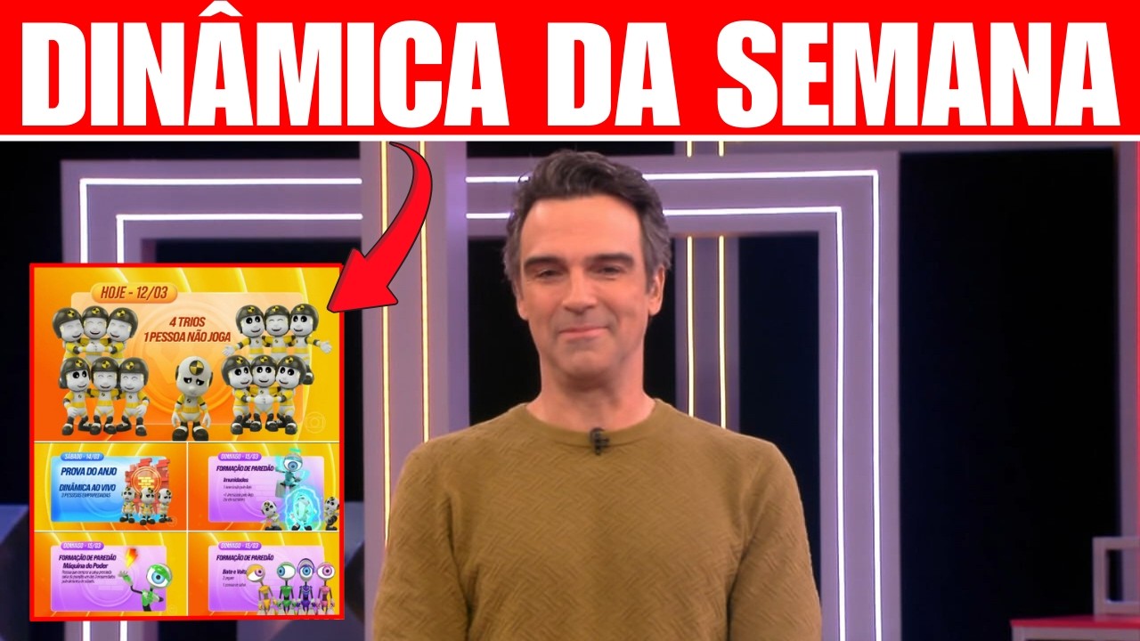 DINÂMICA DA SEMANA BBB 26! Paredão No Sábado, Máquina Do Poder e Formação Dupla: Entenda Tudo!