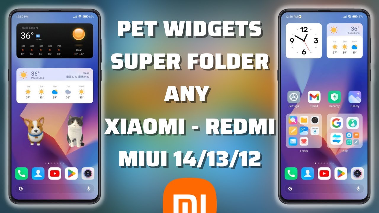 Pet Widgets, Super Folder And More MIUI 14 Features On Any Xiaomi | No Root No KWGT