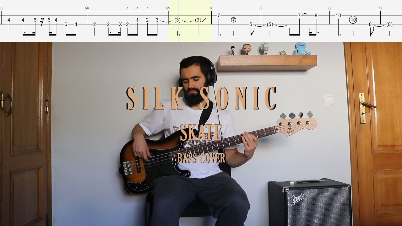 Bruno Mars, Anderson .Paak, Silk Sonic // Skate [Bass Cover + Tabs]