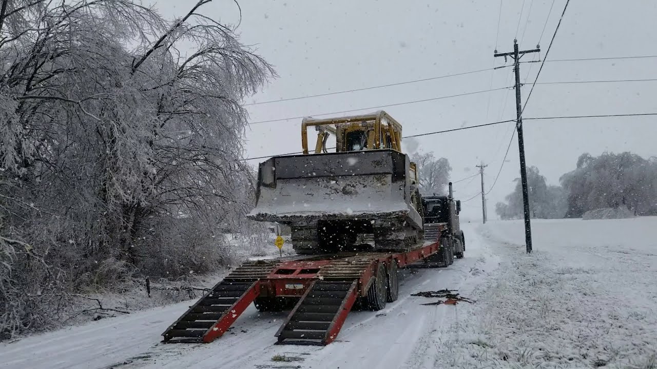 Dozer on Ice - Short Mountain Ice Storm 2021