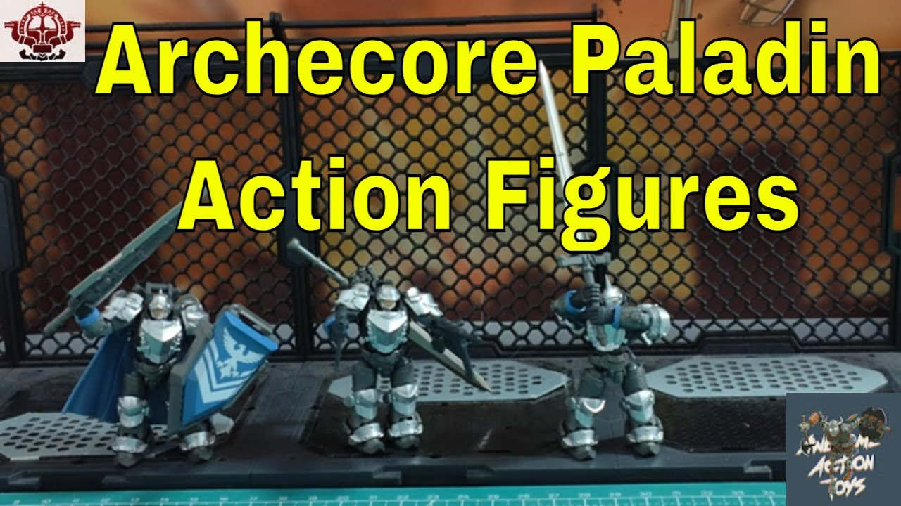 Archecore Mithril Paladin action figure squad. Love this little guys, absolutely fantastic!