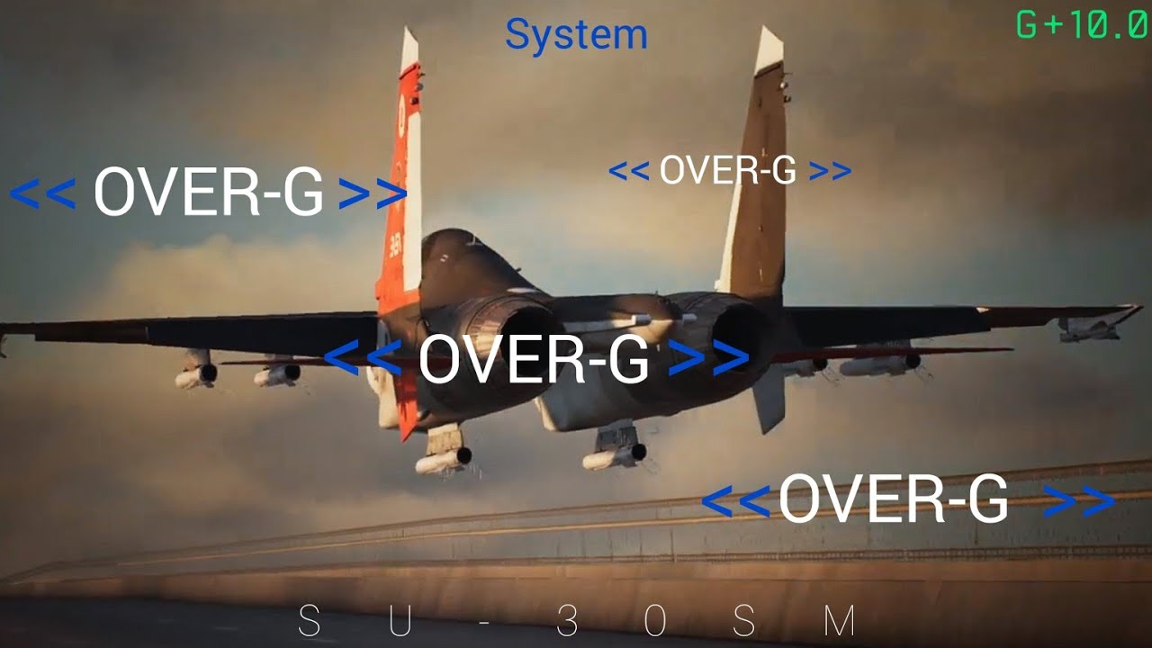 Su-30 suicide maneuver (Mihaly in over-G)