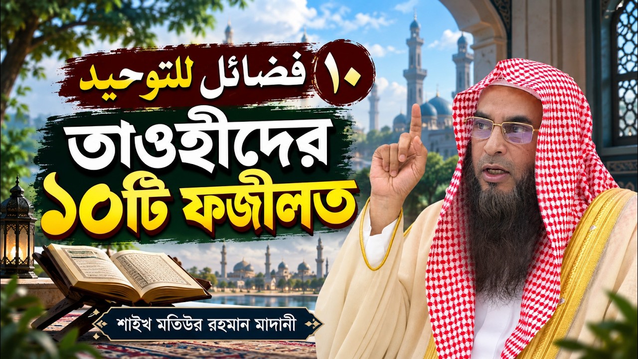 তাওহীদের ১০টি ফজীলত│Shaikh Motiur Rahman Madani
