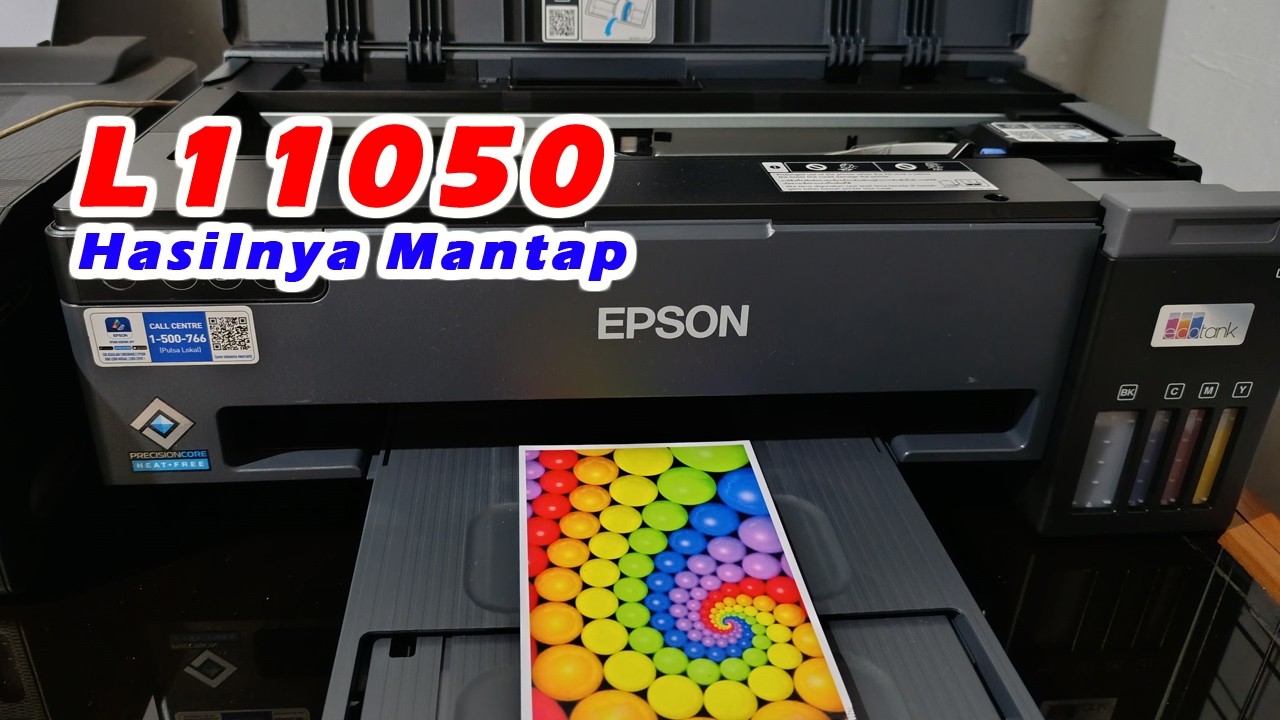 Printer Baru Epson L11050 A3+ Langsung Diisi Tinta Art Paper Hasilnya Mantap #epsonl11050 #epson
