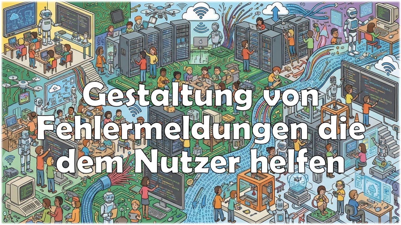 Gestaltung von Fehlermeldungen die dem Nutzer helfen