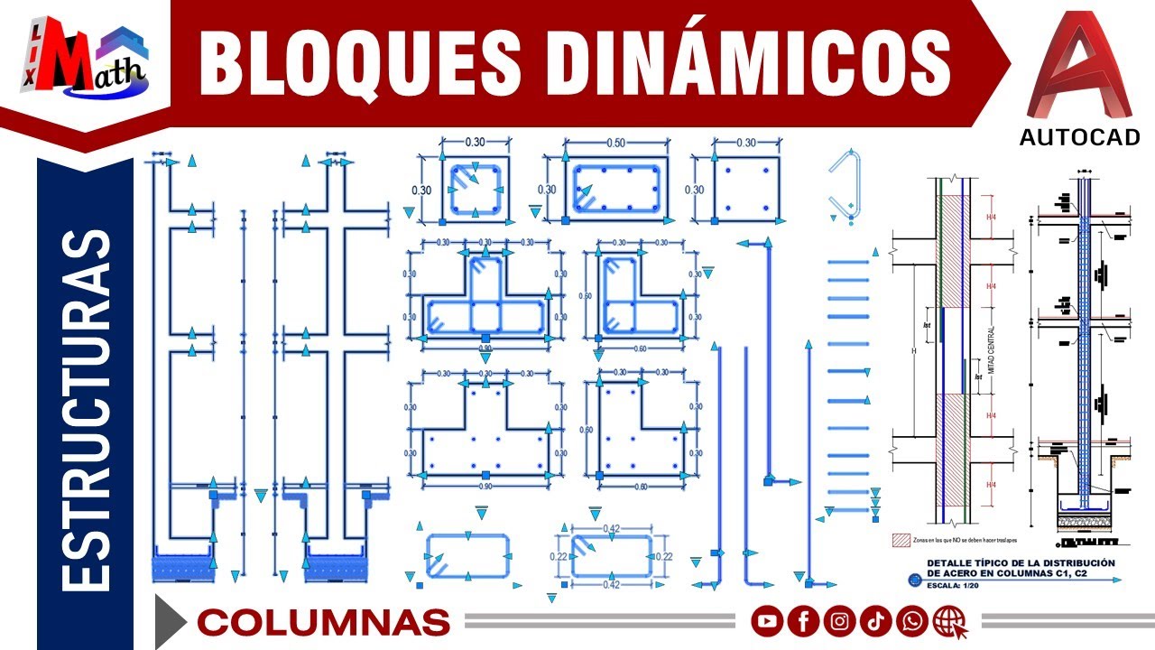Bloques Dinámicos para el desarrollo de COLUMNAS (Estructuras)