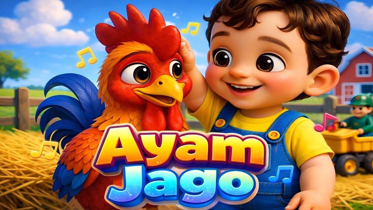 LAGU ANAK 🇮🇩 KUKURUYUK | LAGU AYAM JAGO | AYAM BERKOKOK | LAGU ANAK TREND | LAGU ANAK INDONESIA