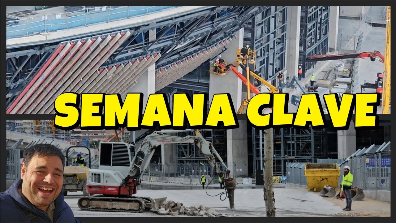 PREPARANDO EL TERRENO. Obras en el Camp Nou.