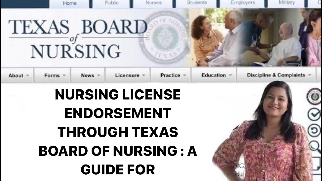 NURSING LICENSE ENDORSEMENT THROUGH TEXAS BOARD OF NURSING : GUIDE FOR INTERNATIONAL NURSES👩&zwj;⚕️🇺🇸
