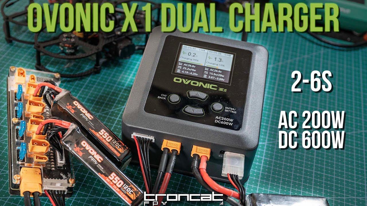 Моё новое зарядное устройство для LiPo-аккумуляторов — Ovonic X1 Dual 2-6s