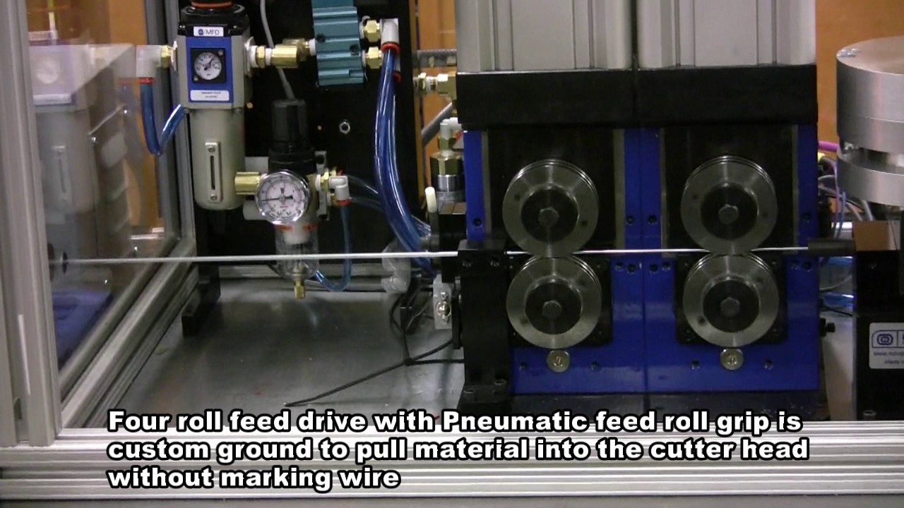Rotary Straightener within Servo Feed and Cut System