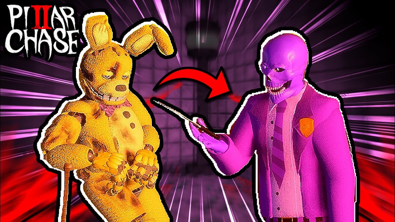 Lobby Wiping as PURPLE GUY in Pillar Chase 2... (Slaughter Jeff Skin)