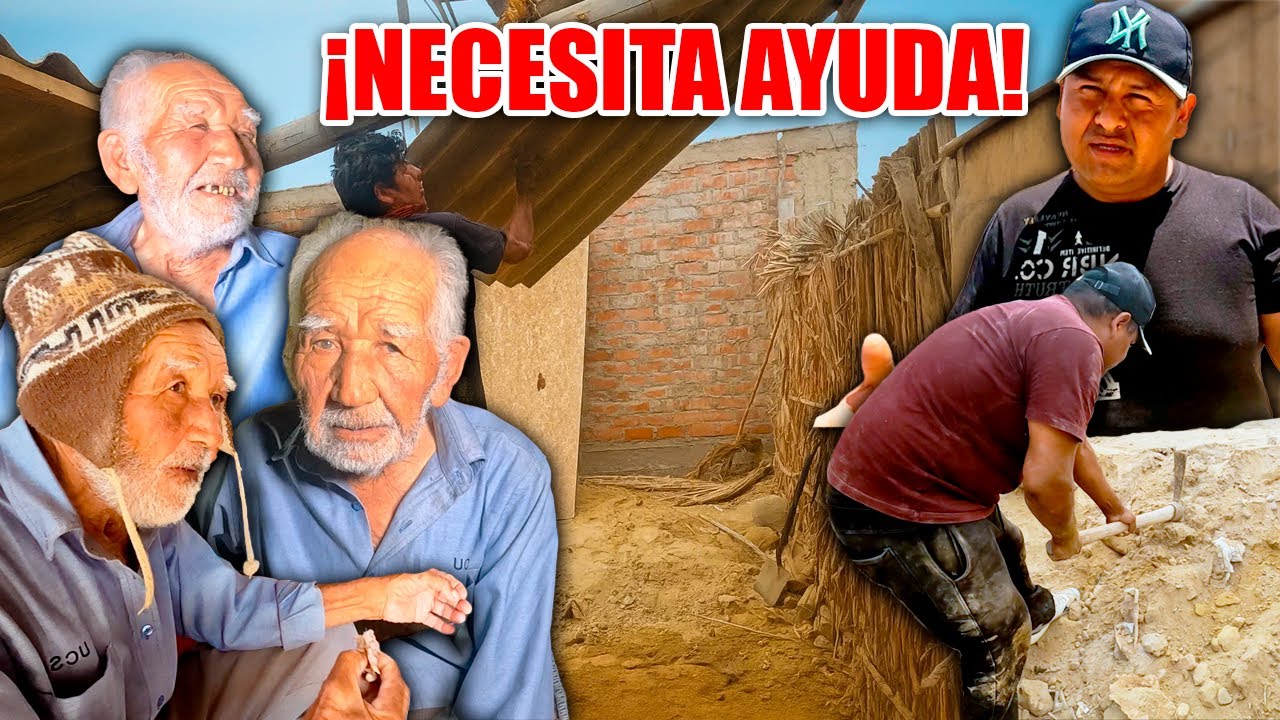 Tiene 93 AÑOS, vive SOLO… y la COMUNIDAD se unió para AYUDARLO