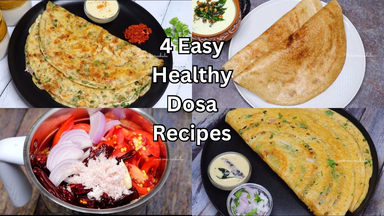 No More Boring Breakfasts at home! | High Protein Breakfast recipes | Instant Dosa Recipes | Indian