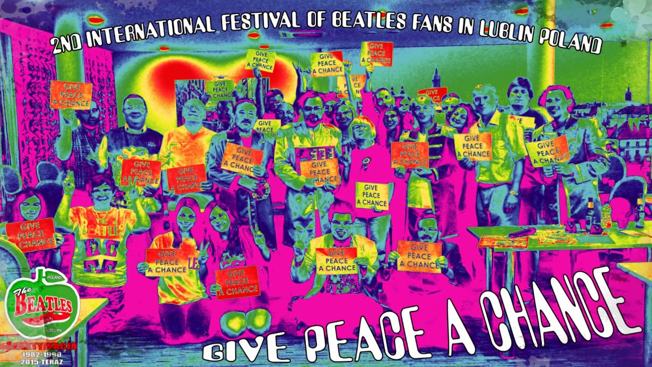 #GivePeaceAChance - Fan Club The Beatles in Lublin Poland :)