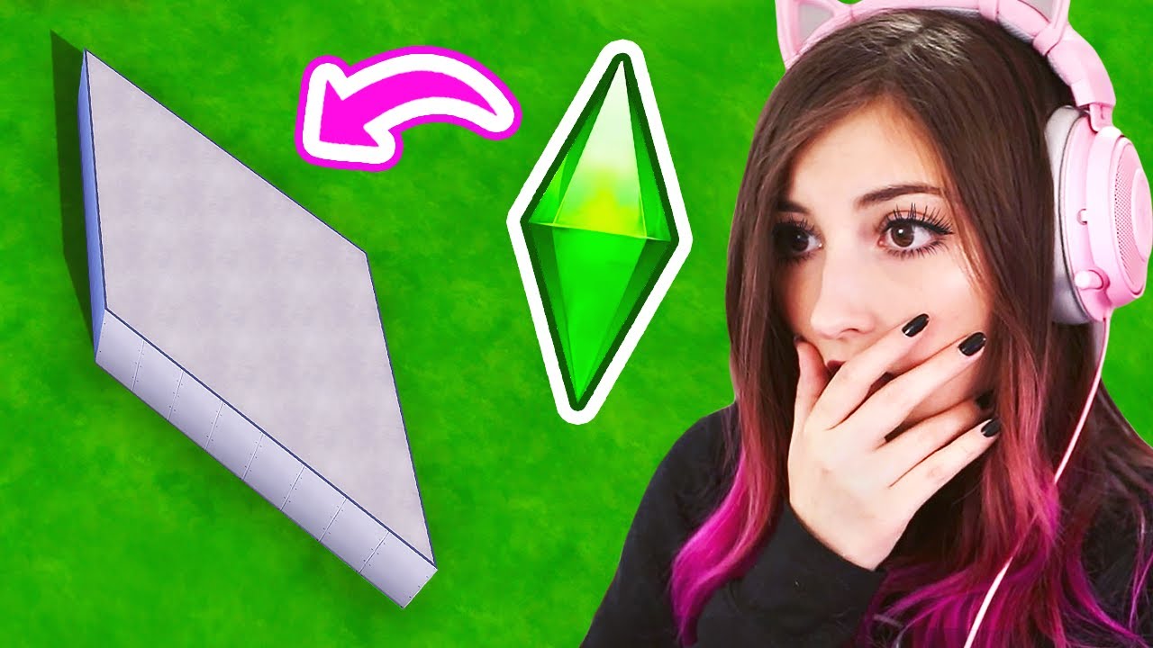 Can I Build a Plumbob Shaped House in Sims 4?