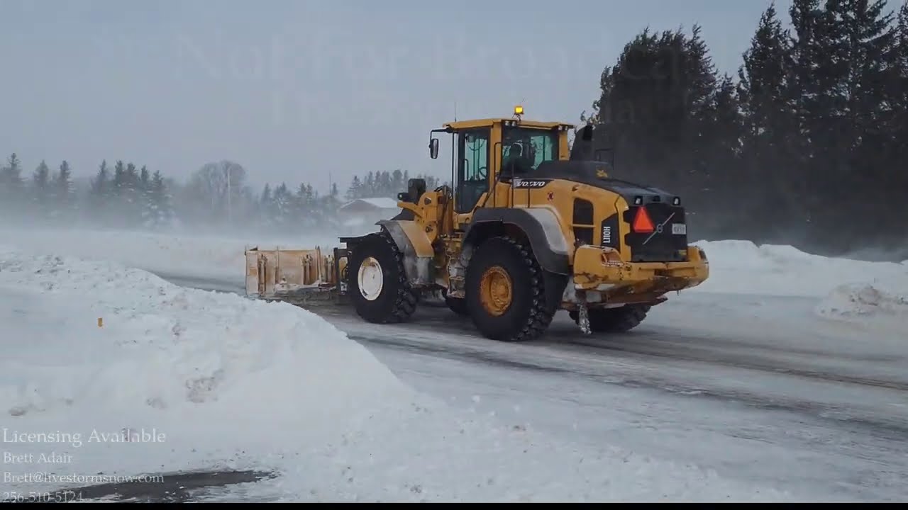 3-1-2021 Caribou, Maine Blizzard Conditions   Winter Weather Timelapse