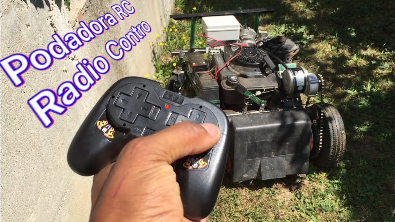 Podadora RC ,control remoto híbrido gasolina ⛽️ y eléctrica ⚡️