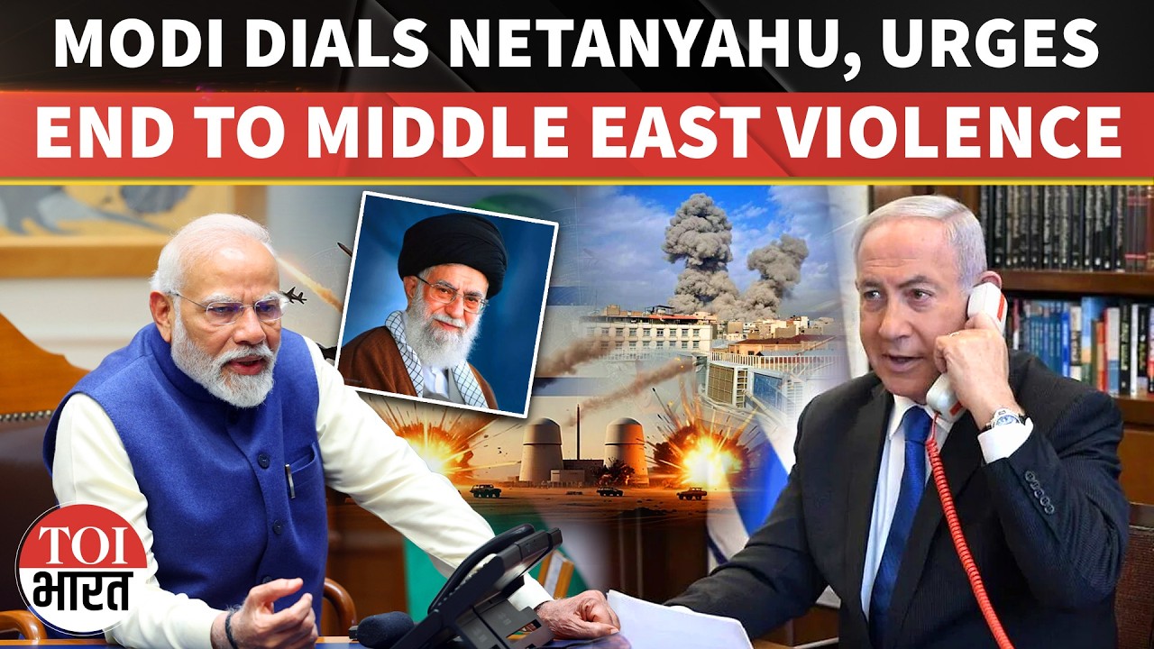 PM Modi Speaks With Netanyahu, Urges Early Cessation Of Hostilities Amid Middle East Tensions