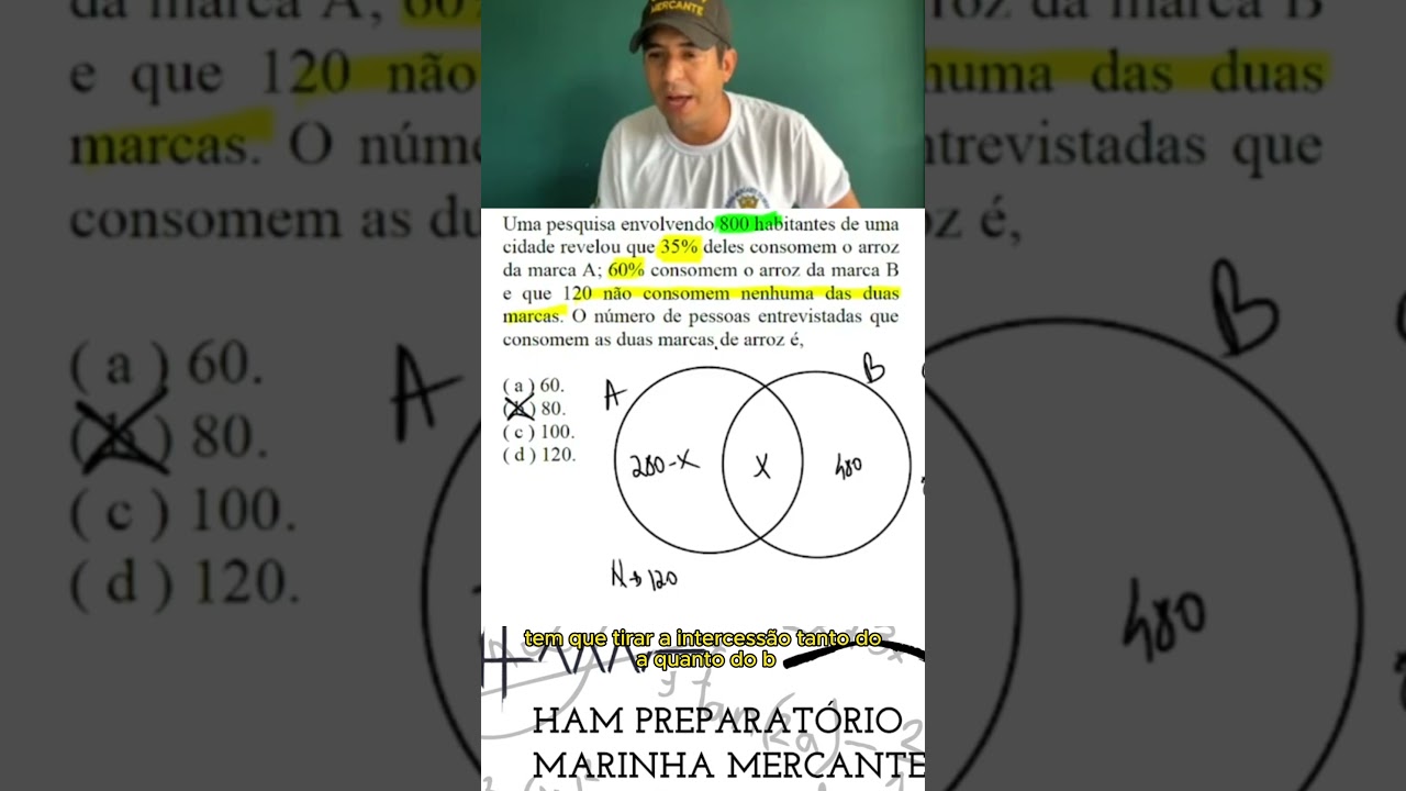 RESOLVENDO QUEST&Otilde;ES COM CONJUNTOS - PARTE 2 DIAGRAMA DE VENN